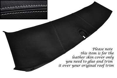 GREY STITCH FITS CORVETTE C5 97-04 HALO ROOF TRIM LEATHER SKIN COVER ONLY