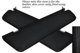 BLACK STITCH FITS MERCEDES VITO W639 04-11 2X SUN VISORS COVERS NO MIRROR MODELS