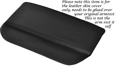 BLACK STITCHING FITS MG MGR V8 1992-1995 LEATHER ARMREST COVER ONLY CUSTOM NEW