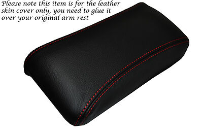 RED STITCHING FITS FORD CAPRI MK2 MK3 LEATHER ARMREST COVER ONLY CUSTOM NEW