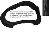 GREY STITCH FITS TOYOTA CELICA 99-06 GAUGE HOOD SPEEDO SURROUND LEATHER COVER