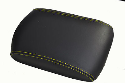 YELLOW STITCH FITS HOLDEN VE R8 MALOO CALAIS 2006+ LEATHER ARMREST COVER ONLY
