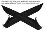 BLUE STITCH FITS CORVETTE C4 84-96 2X PILLAR DOOR TRIM LEATHER SKIN COVER ONLY