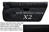 BLACK STITCH FITS MAZDA MX5 MK1 MIATA 89-97 JDM 2X DOOR CARD LEATHER COVERS ONLY