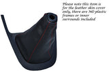 FITS HYUNDAI I10  LEATHER GEAR GAITER SHIFT BOOT RED ST CUSTOM NEW MADE IN UK