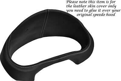 WHITE STITCH FITS SUBARU IMPREZA WRX STI 2001-2003 GAUGE SPEEDO COVER ONLY
