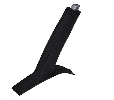 black stitch FITS KIA CEE'D 06-12 LEATHER HANDBRAKE GAITER CUSTOM NEW MADE IN UK