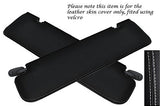 WHITE STITCHING FITS MERCEDES VITO W638 96-03 2X SUN VISORS LEATHER COVERS ONLY