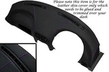 PURPLE STITCHING FITS MG MGF MGTF 1995-2005  DASH DASHBOARD LEATHER COVER ONLY