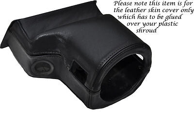 BLACK STITCH FITS ROVER 200 25 MG ZR 99-05 STEERING WHEEL SHROUD LEATHER COVER