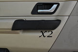 BLACK STITCH FITS LAND ROVER RANGE ROVER SPORT 05-11 2X FRONT DOOR HANDLE COVERS