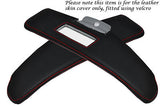 RED STITCHING FITS SMART ROADSTER 03-05 2X SUN VISORS LEATHER COVERS ONLY