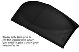 BLACK STITCH FITS LAND ROVER DEFENDER 07-13 SPEEDO GAUGE HOOD COVER ONLY