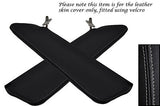 RED STITCHING FITS LOTUS ELAN 2X SUN VISORS LEATHER COVERS ONLY CUSTOM NEW