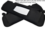 BLACK STITCHING FITS TRIUMPH TR7 1976-1981 2X SUN VISORS LEATHER COVERS ONLY