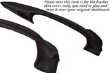 RED STITCH FITS PORSCHE 911 964 & 993 1989-1997 DASH DASHBOARD LTHR  COVER ONLY