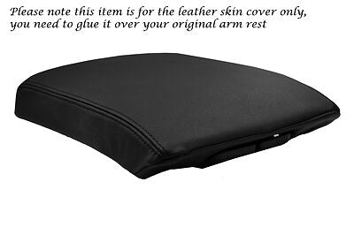 BLACK STITCHING FITS NISSAN PATHFINDER 2007-2013 LEATHER ARMREST COVER ONLY