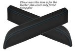 BLUE STITCH FITS NISSAN 350Z FAIRLADY 03-06 2X DOOR ARMREST LEATHER COVERS