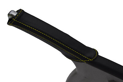 YELLOW STITCH FITS PORSCHE 997 CARRERA 987 BOXSTER CAYMAN HANDBRAKE HANDLE COVER