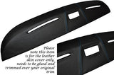 BLUE STITCH FITS TRIUMPH SPITFIRE MK4 DASH DASHBOARD LEATHER SKIN COVER ONLY