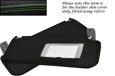 GREEN STITCHING FITS VW CORRADO 88-95 2X SUN VISORS LEATHER COVERS ONLY
