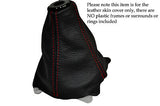 RED STITCHING FITS MITSUBISHI LANCER EQUIPPE LEATHER GEAR GAITER ONLY CUSTOM NEW