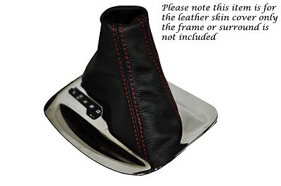 FITS RED STITCH VAUXHALL OPEL INSIGNIA 08-13 AUTOMATIC AUTO LEATHER GEAR GAITER