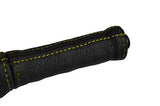 YELLOW STITCH FITS VAUXHALL OPEL VIVA 63-79 LEATHER HANDBRAKE HANDLE COVER ONLY