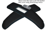BLUE STITCHING FITS SMART ROADSTER 03-05 2X SUN VISORS LEATHER COVERS ONLY