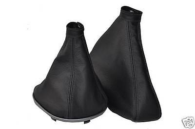 FITS ALFA ROMEO MITO GEAR HANDBRAKE GAITER BLACK STITCHING 2008-2013 CUSTOM NEW