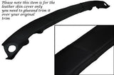 BLACK STITCH FITS CORVETTE C5 97-04 UPPER WINDSHIELD TRIM LEATHER SKIN COVER
