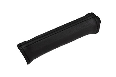 BLACK STITCHING FITS JAGUAR XJS HANDBRAKE HANDLE LEATHER COVER ONLY CUSTOM NEW