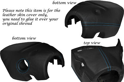 BLUE STITCH FITS VAUXHALL OPEL VX220 VX 220 00-05 STEERING WHEEL SHROUD COVER