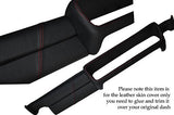 RED STITCH FITS FORD CAPRI MK1 DASH DASHBOARD LEATHER COVER ONLY CUSTOM NEW