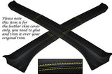 YELLOW  STITCH FITS TOYOTA MR2 MK1 85-89 WINDSCREEN PILLAR SURROUND LTHR COVERS