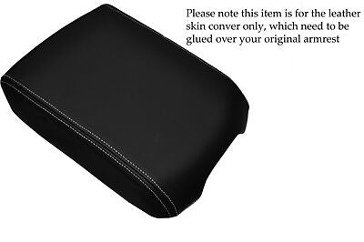 WHITE STITCH FITS LAND ROVER RANGE ROVER VOGUE L322 02-09 LEATHER ARMREST COVER