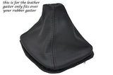 FITS LAND ROVER FREELANDER SUV GEAR GAITER BLACK LEATHER CUSTOM NEW MADE IN UK