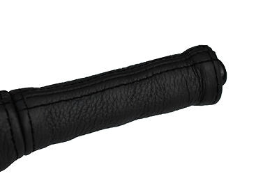 BLACK STITCH FITS VAUXHALL OPEL VIVA 1963-1979 LEATHER HANDBRAKE HANDLE COVER