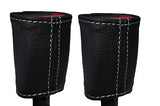 WHITE STITCHING FITS NISSAN 300ZX Z32 90-95 2X FRONT SEAT BELT STALK  COVERS