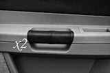 BLACK STITCH FITS CHRYSLER 300C CRD 06-11 2X FRONT DOOR HANDLE BLACK LTHR COVERS