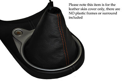 ORANGE STITCH FITS NISSAN 370Z Z34 09-13 LEATHER GEAR GAITER SHIFT BOOT