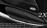 BLACK STITCH FITS PORSCHE BOXSTER 986  2X DOOR ARMREST LEATHER COVERS ONLY