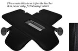 BLACK STITCHING FITS FORD FOCUS MK1 MK2 98-04 2X SUN VISORS LEATHER COVER ONLY