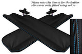 BLUE STITCH FITS MAZDA MX5 MK1 MIATA 89-97 2XSPLIT FOLDING SUN VISOR LTHR COVERS