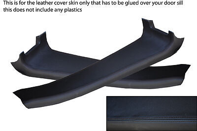 black stitch FITS LOTUS ELISE/EXIGE  01-10 2 X DOOR SILL PANEL TRIM  COVERS