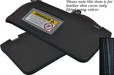 BLUE STITCHING FITS ACURA RSX 2002-2006 2X SUN VISORS LEATHER COVERS ONLY