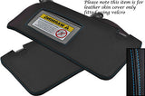 BLUE STITCHING FITS ACURA RSX 2002-2006 2X SUN VISORS LEATHER COVERS ONLY