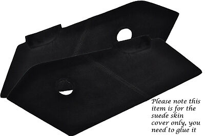 BLACK STITCH FITS VAUXHALL VX220 VX 220 00-06 2X SUEDE DOOR CARD INSERTS COVERS