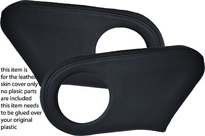 black stitch FITS SMART FORFOUR & MITSUBISHI COLT 04-07 2X SEAT TRIM COVERS