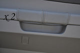 GREY STITCHING FITS CHRYSLER 300C CRD 06-11 2X REAR DOOR HANDLE GREY  COVERS